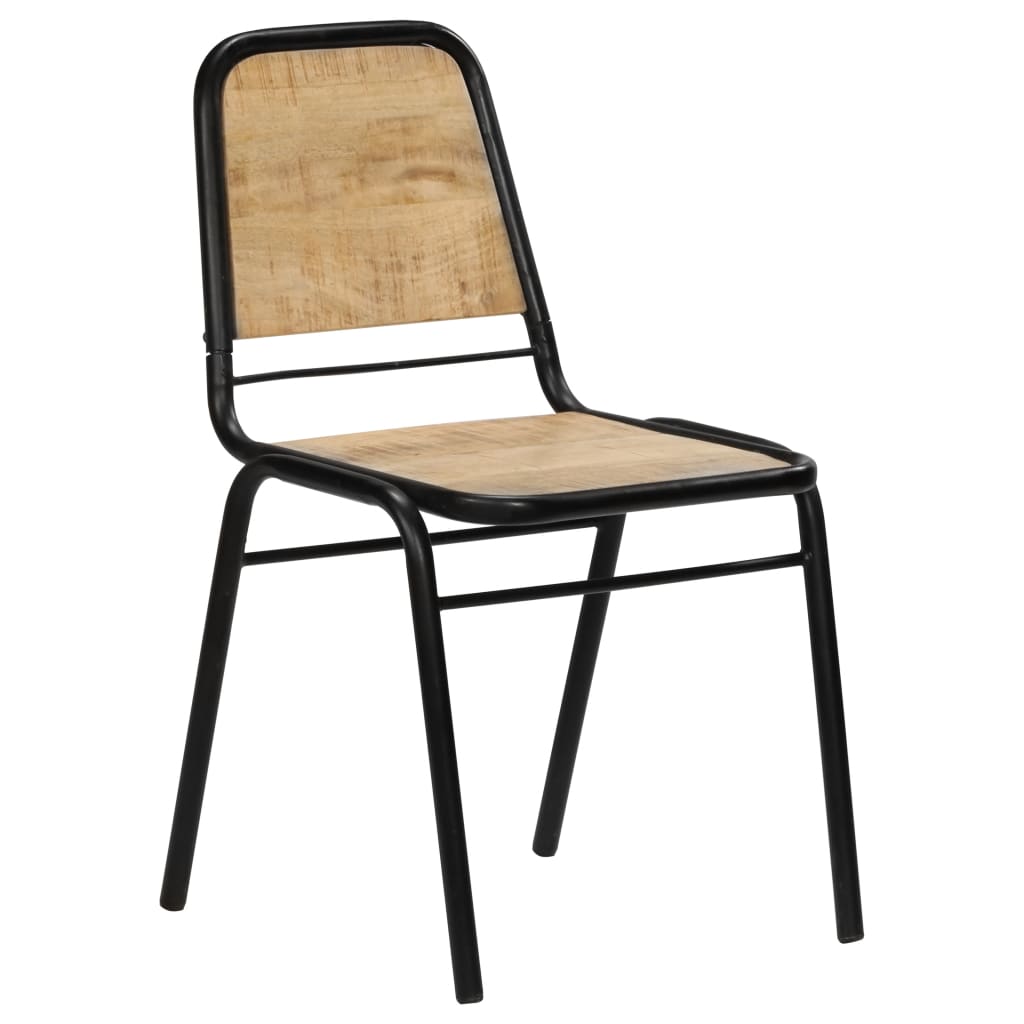 Dining Chairs 2 pcs Solid Mango Wood