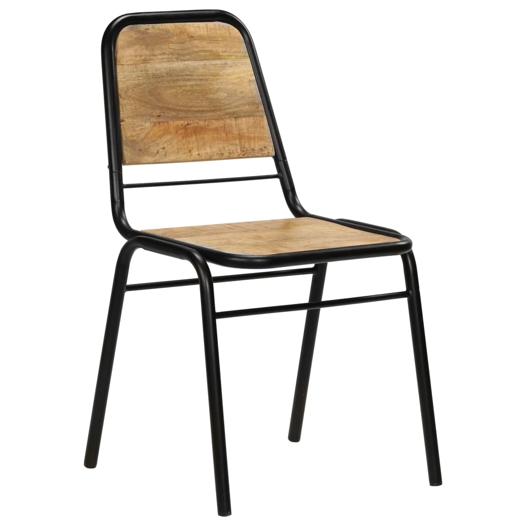 Dining Chairs 2 pcs Solid Mango Wood