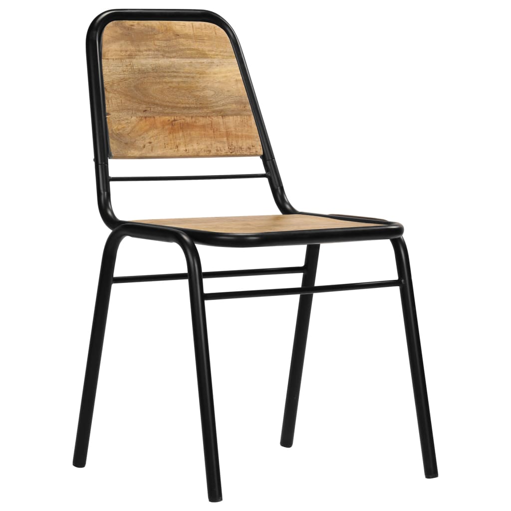 Dining Chairs 2 pcs Solid Mango Wood