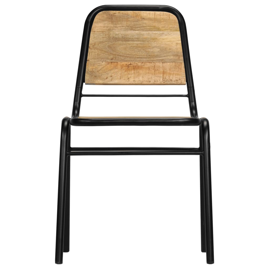 Dining Chairs 2 pcs Solid Mango Wood