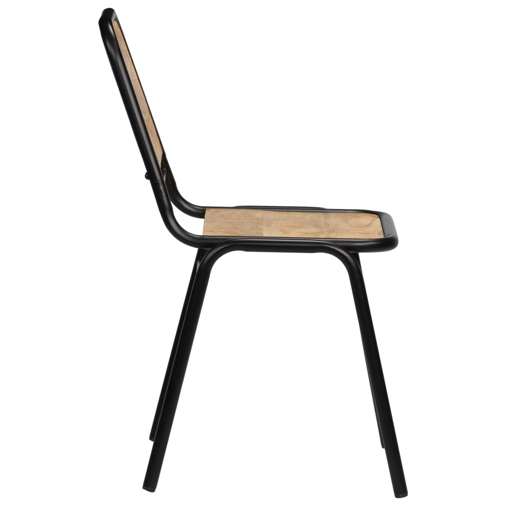 Dining Chairs 2 pcs Solid Mango Wood