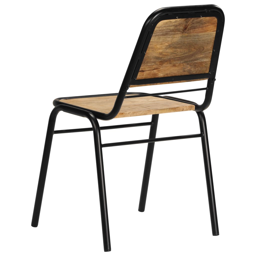 Dining Chairs 2 pcs Solid Mango Wood