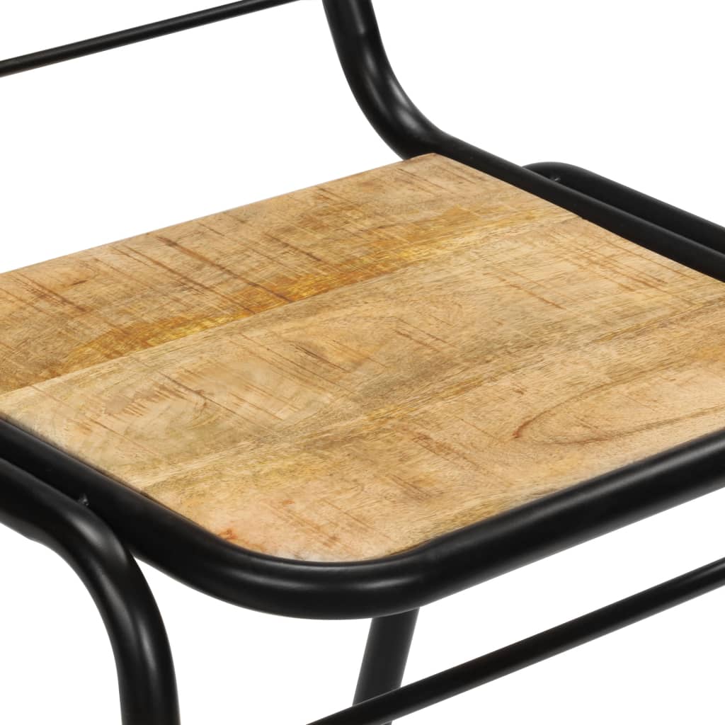 Dining Chairs 2 pcs Solid Mango Wood