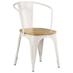 Dining Chairs 2 pcs White Solid Mango Wood