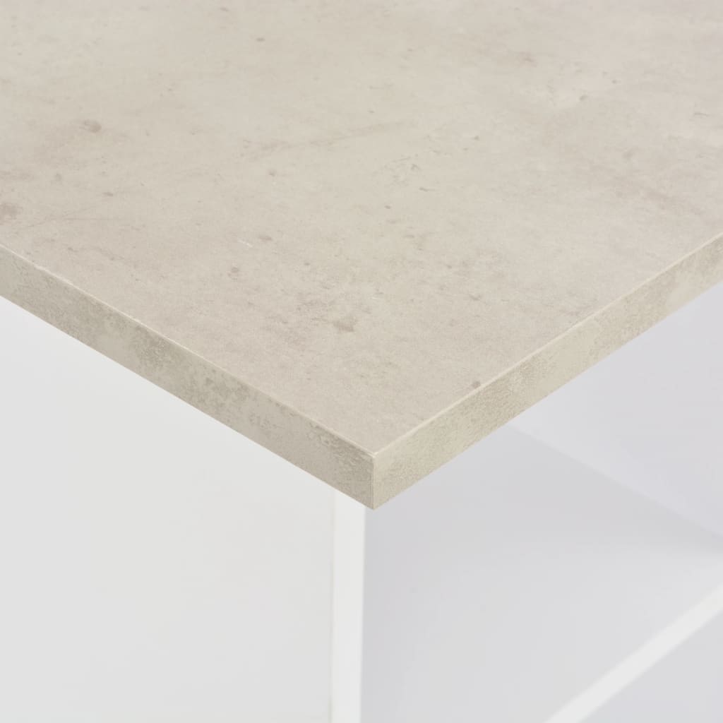 Bar Table White 60x60x110 cm