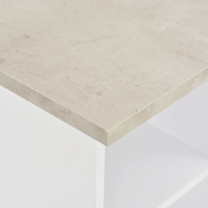 Bar Table White 60x60x110 cm
