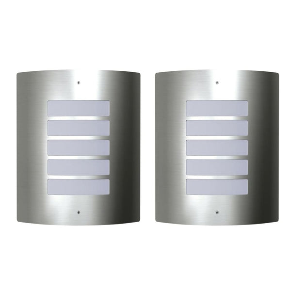  2 Stainless Steel Waterproof Wall Lights 60W