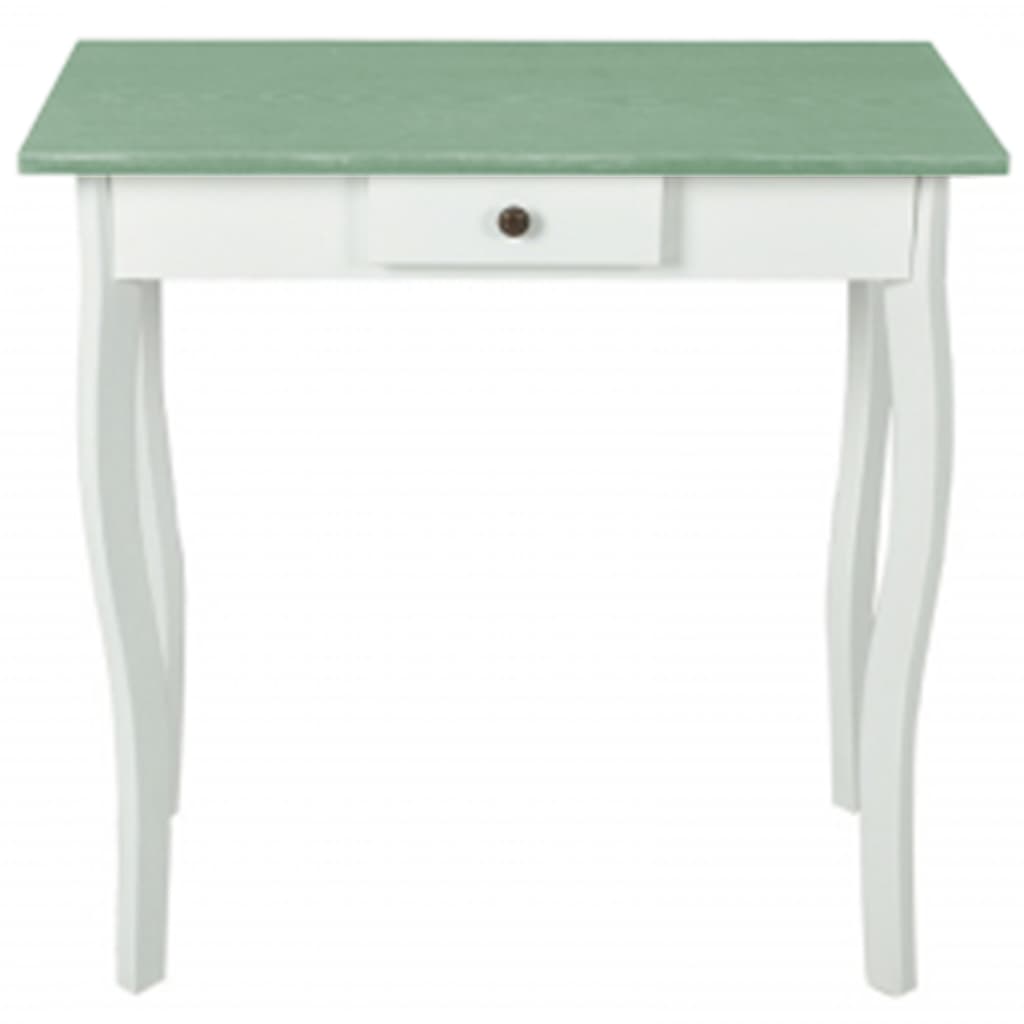 Console Table Mdf White And Greyish Brown
