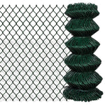 Chain Link Fence Galvanised Steel ,Green