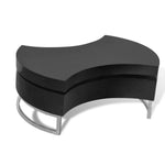 Coffee Table Shape-Adjustable High Gloss Black