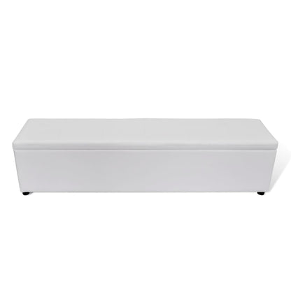 Storage Bench White Large Size