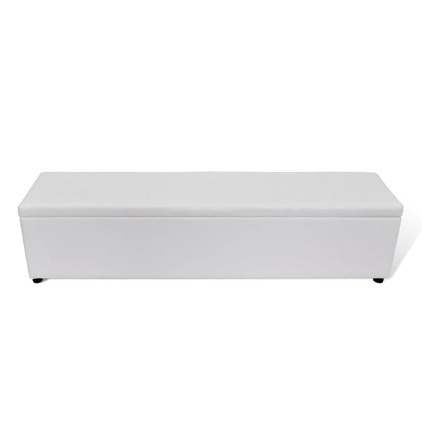  Storage Bench White Large Size