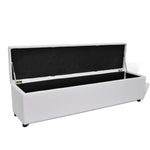 Storage Bench White Large Size