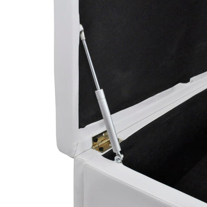 Storage Bench White Large Size