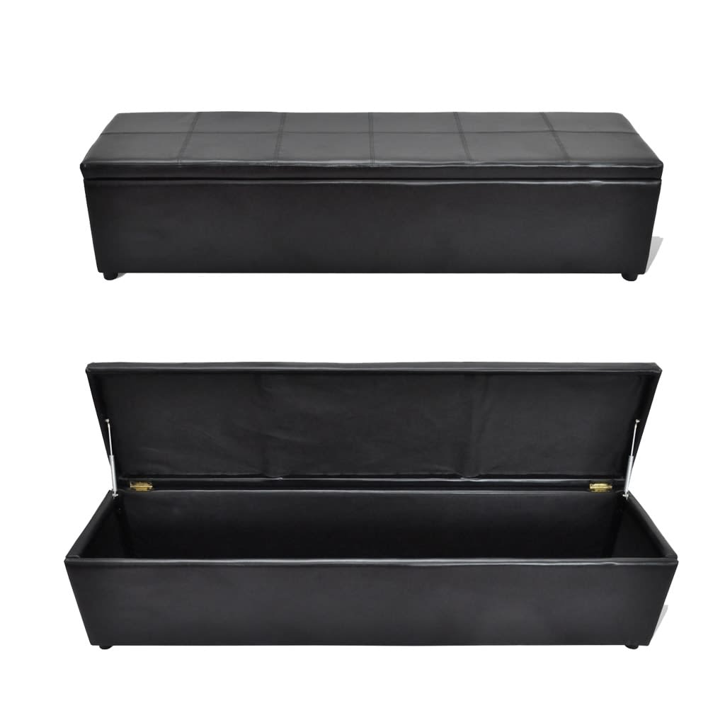 Storage Bench Black Large Size