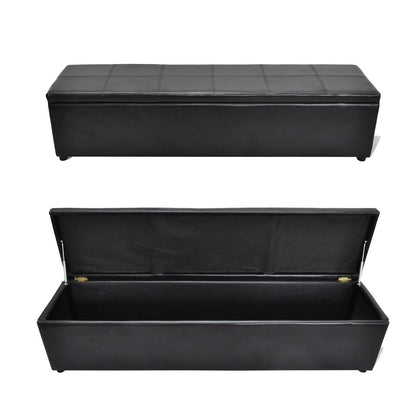 Storage Bench Black Large Size