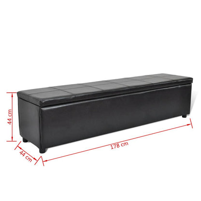 Storage Bench Black Large Size