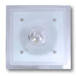 Ceiling Lap Glass Square Crystal