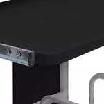 Mobile Computer Desk with Pull Out Tray Black