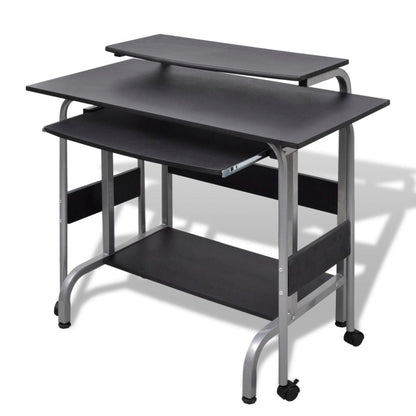 Computer Desk Adjustable Workstation Black
