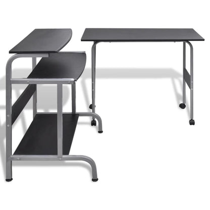 Computer Desk Adjustable Workstation Black