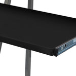 Computer Desk With Pull Out Keyboard Tray Black