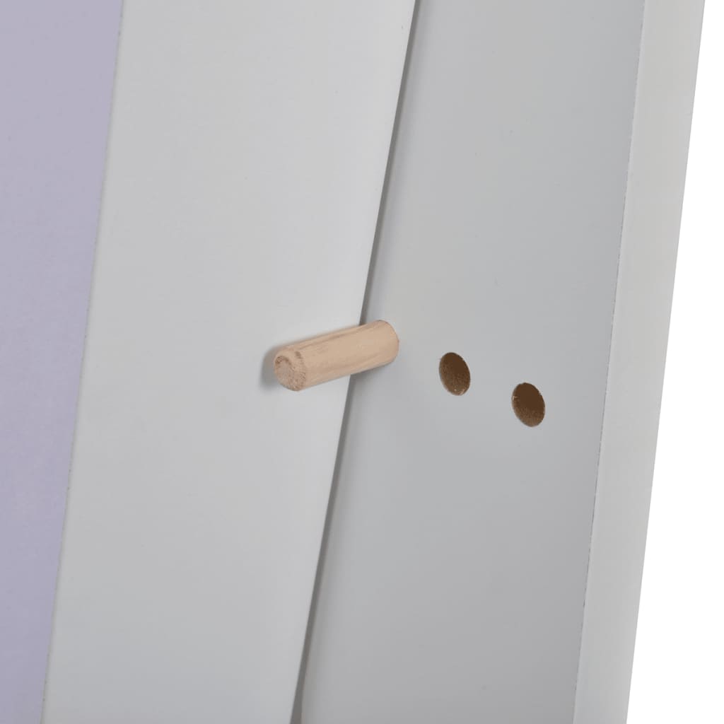Free Standing Mirror White Adjustable