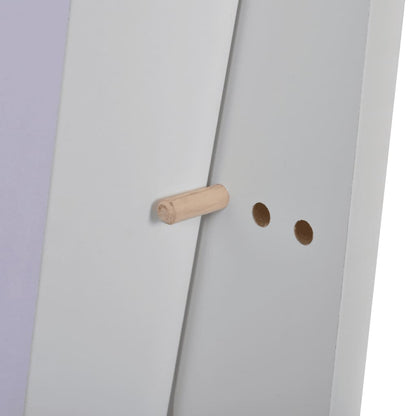 Free Standing Mirror White Adjustable