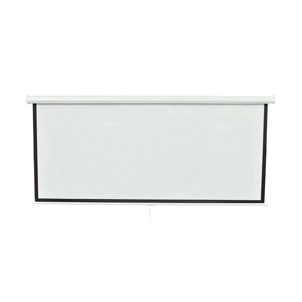 Manual Projection Screen 160 x 123 cm Matt White 4:3 Wall Ceiling Mount
