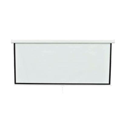 Manual Projection Screen 160 x 123 cm Matt White 4:3 Wall Ceiling Mount