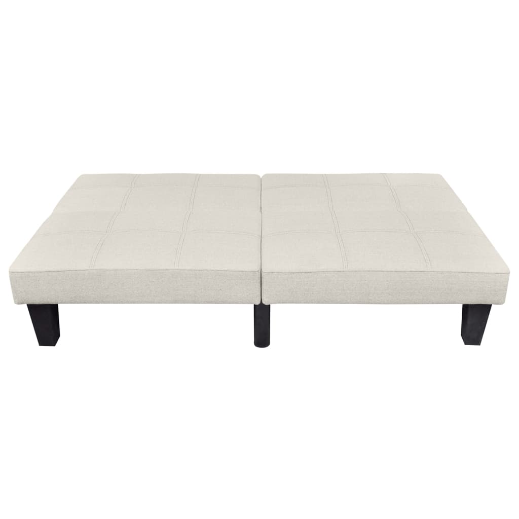 Sofa Bed Adjustable Beige