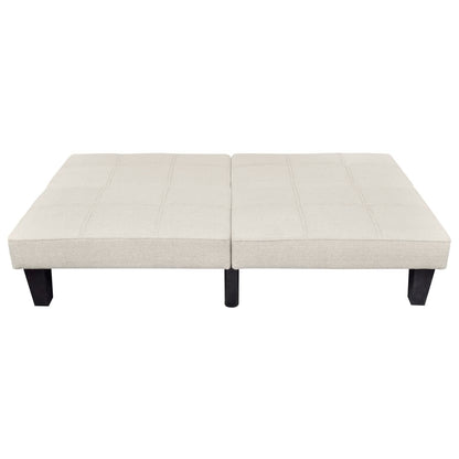 Sofa Bed Adjustable Beige