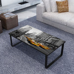 Coffee Table with Glass Top Rectangular