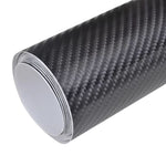 Carbon Fiber Vinyl Car Fil 4D Black
