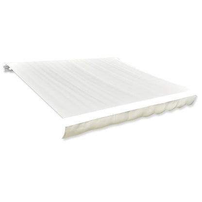 Awning Top Sunshade Canvas Cream 6x3m