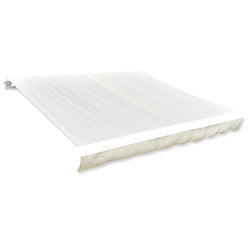 Awning Top Sunshade Canvas Cream 6x3m