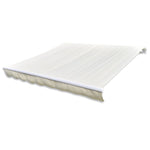 Awning Top Sunshade Canvas Cream L