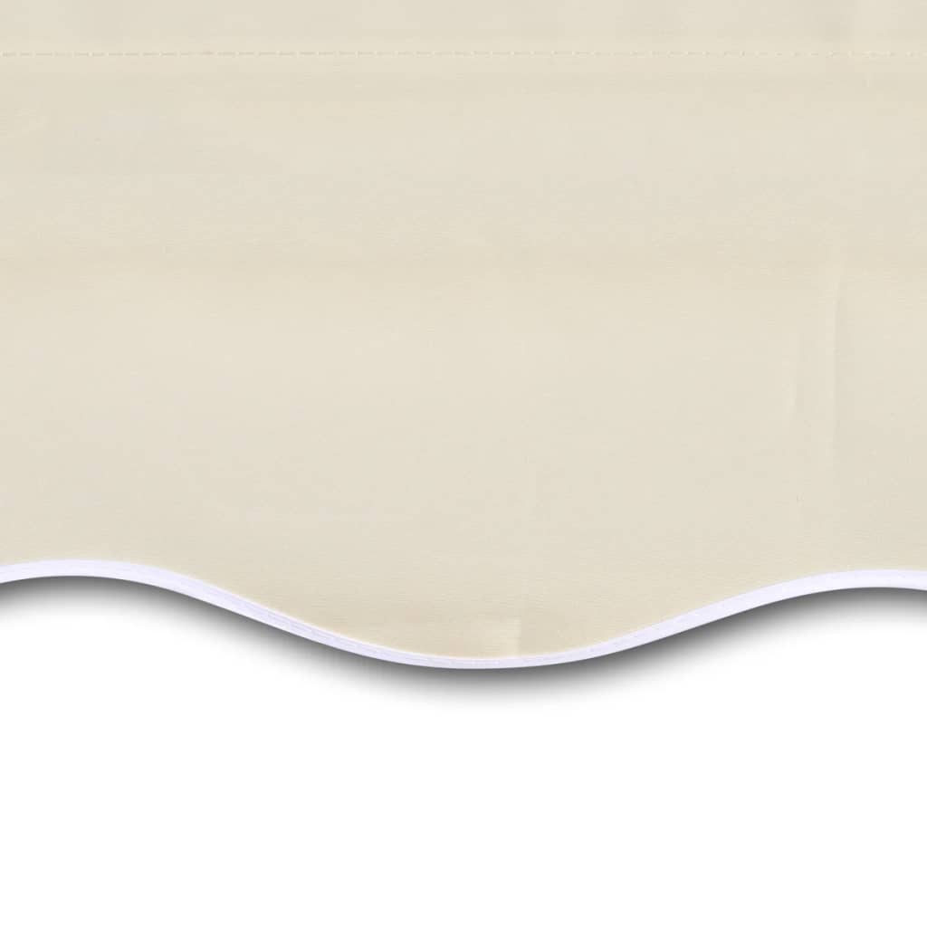 Awning Top Sunshade Canvas Cream 6x3m