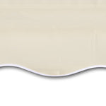 Awning Top Sunshade Canvas Cream L