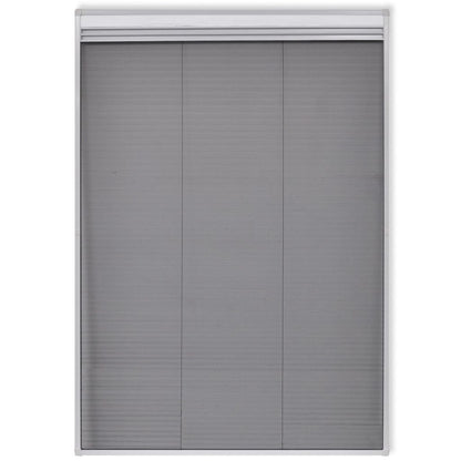 Insect Plisse Screen Window Aluminium 160 x 80 cm with Shade
