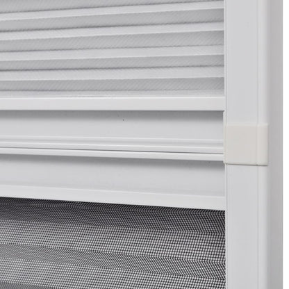 Insect Plisse Screen Window Aluminium 160 x 80 cm with Shade