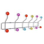 Colourful Wall Peg Board with 12 Hooks 2 pcs