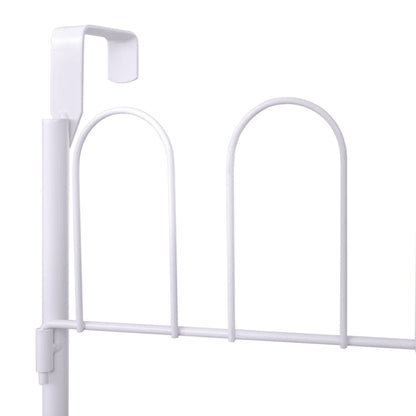 Shoe Rack for 18 Pairs of Shoes Steel White