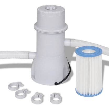 Swimming Pool with Pump Steel 540 x 270 x 122 cm
