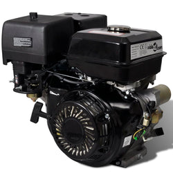 Petrol Engine 15 HP 9.6 kW Black