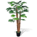 Artificial Fan Palm Tree with Pot 180 cm