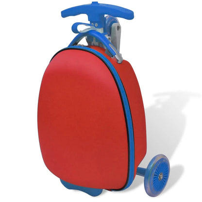 Scooter with Trolley Case for Children Red