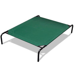 Elevated Pet Bed with Steel Frame 110 x 80 cm