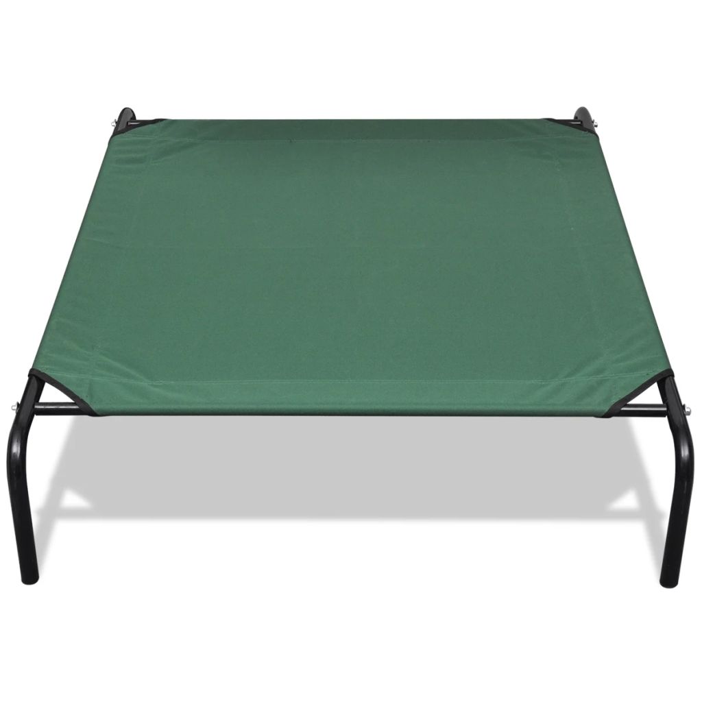 Elevated Pet Bed with Steel Frame 110 x 80 cm