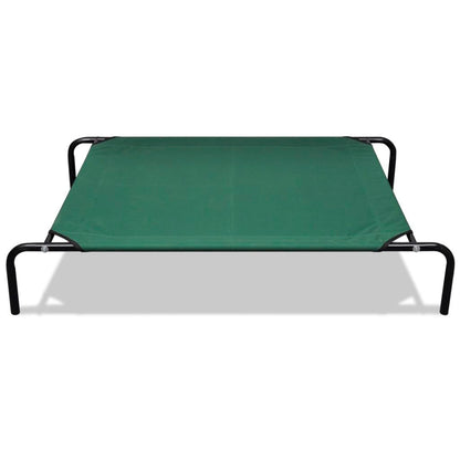 Elevated Pet Bed with Steel Frame 110 x 80 cm
